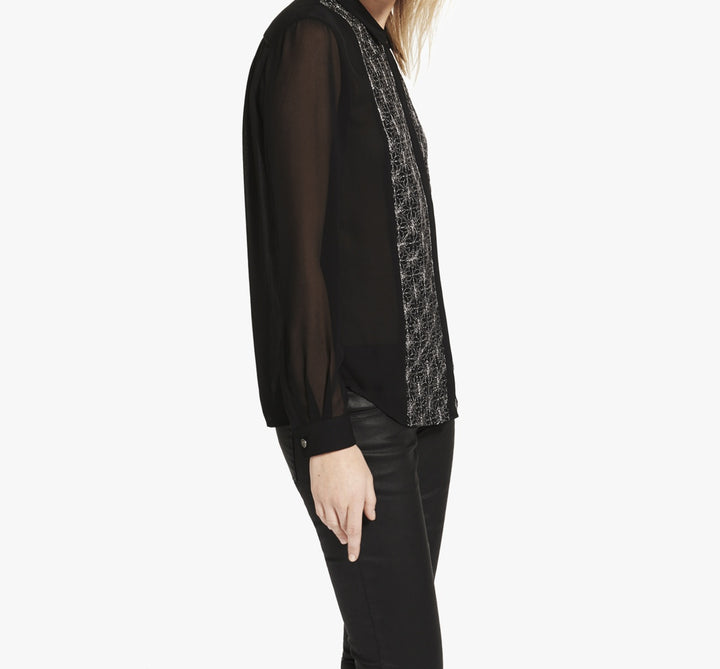 Chemisier Noire - Taille S/36