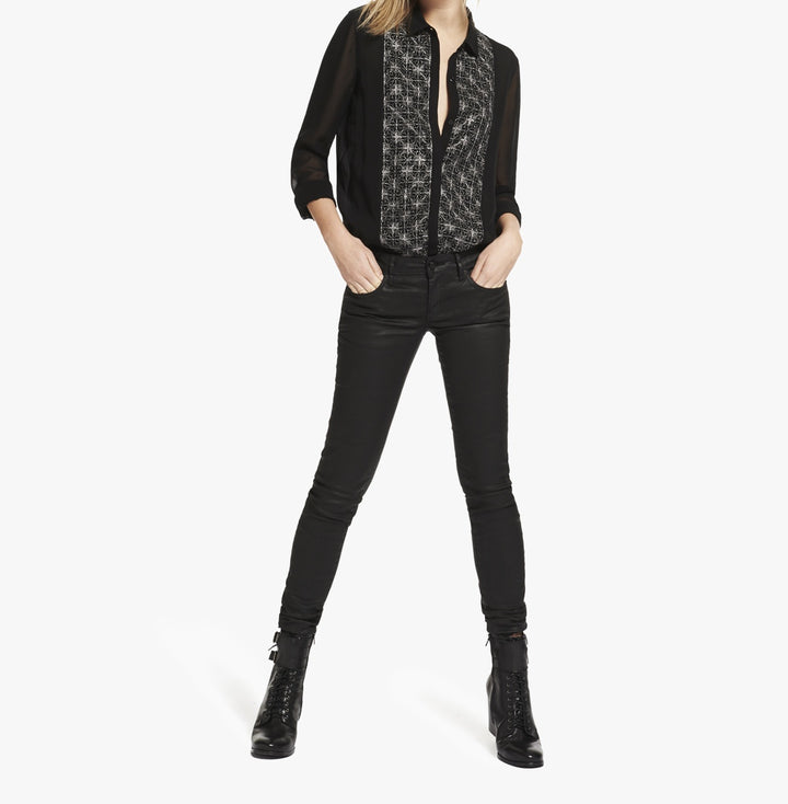 Chemisier Noire - Taille S/36
