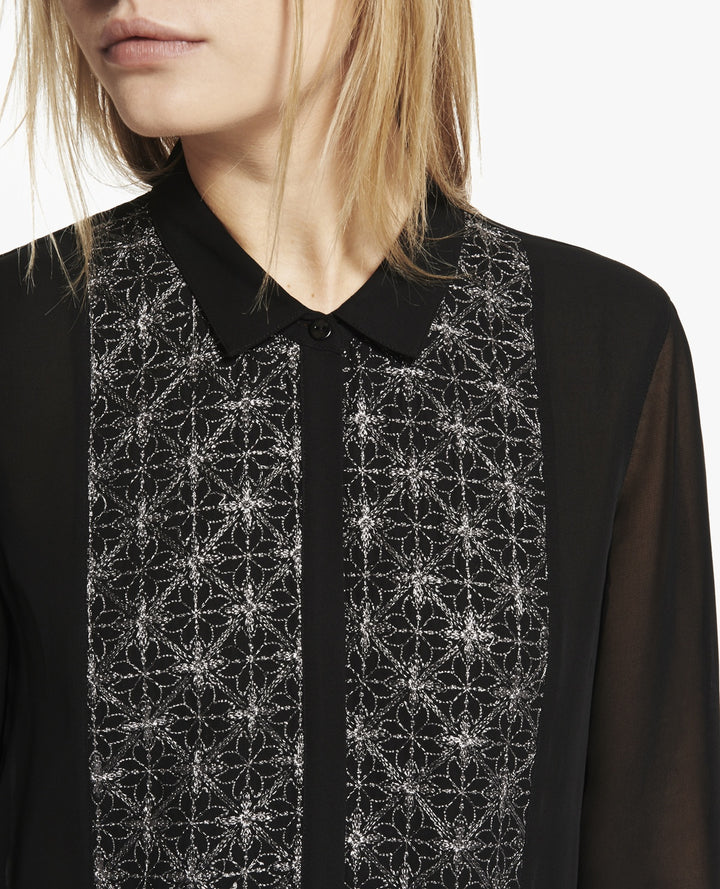 Chemisier Noire - Taille S/36
