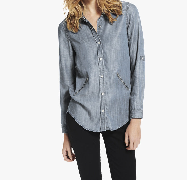 Chemisier Bleue - Taille XS/34