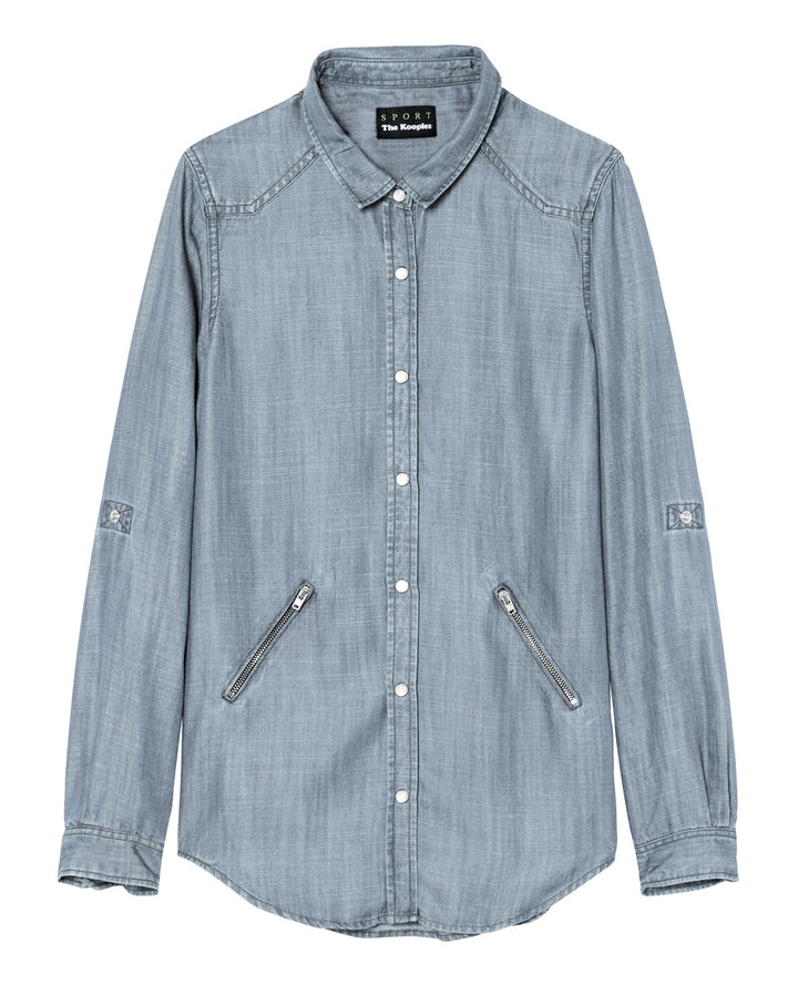 Chemisier Bleue - Taille XS/34