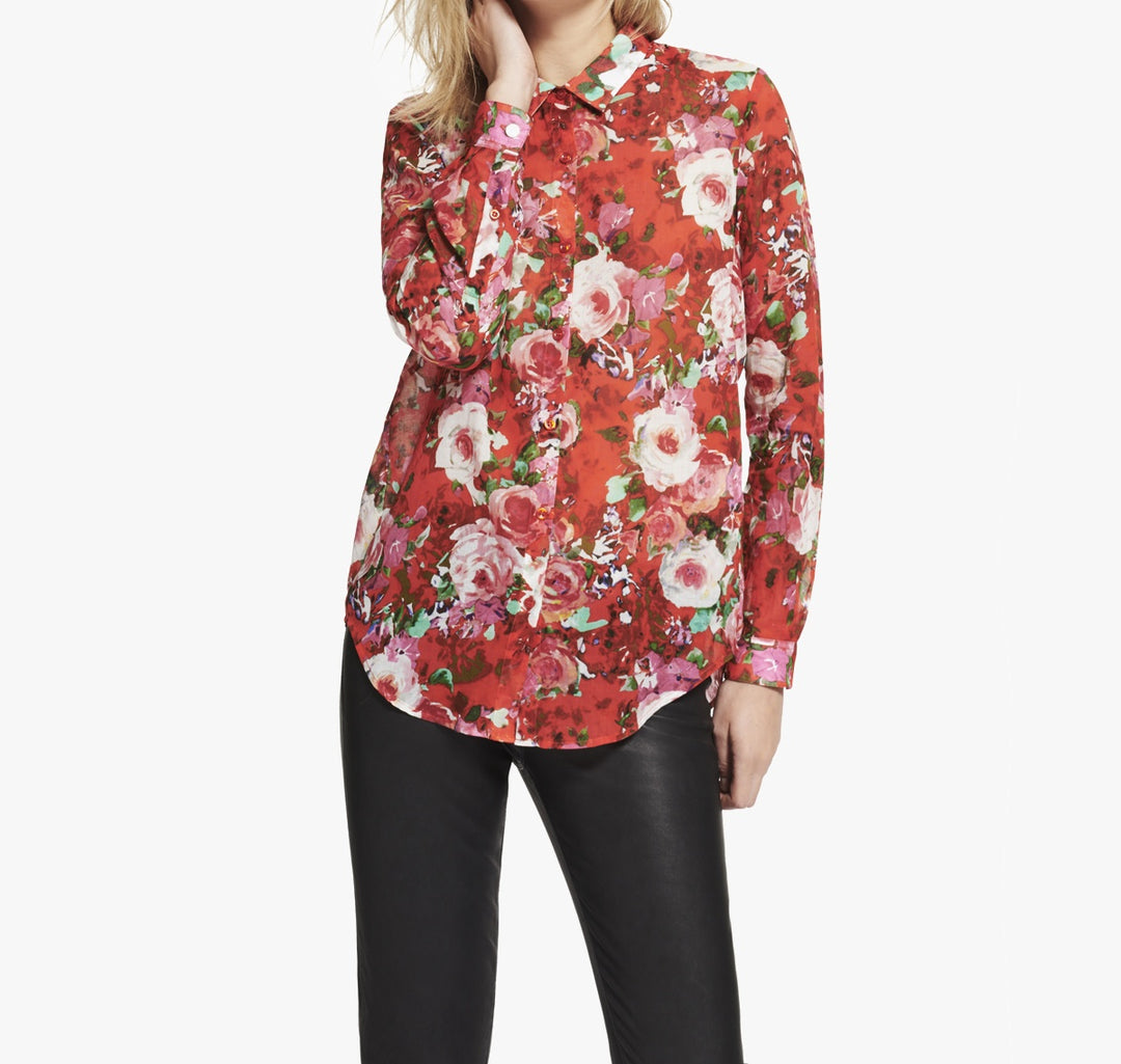 Chemisier Rouge - Taille XL/42