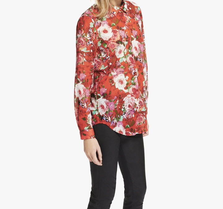 Chemisier Rouge - Taille XL/42