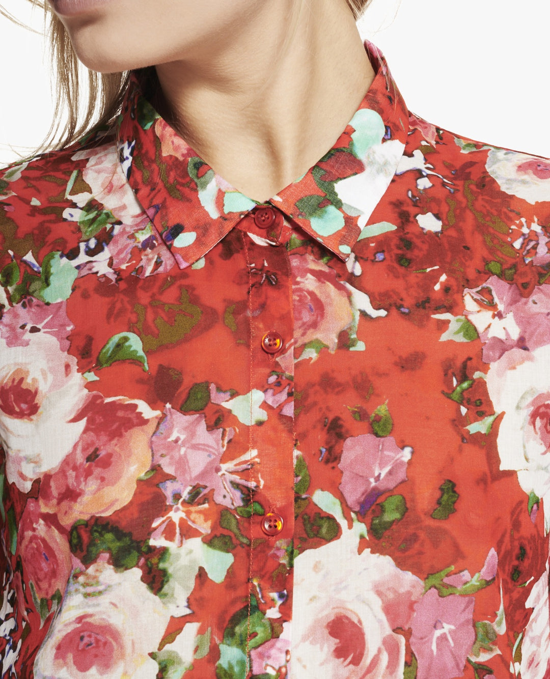 Chemisier Rouge - Taille XL/42