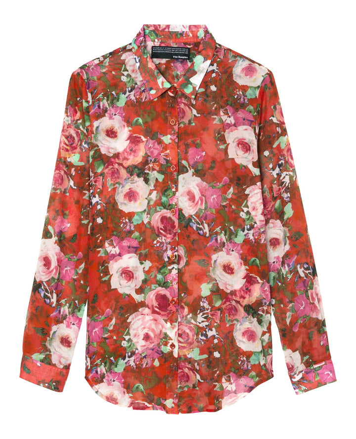 Chemisier Rouge - Taille XL/42
