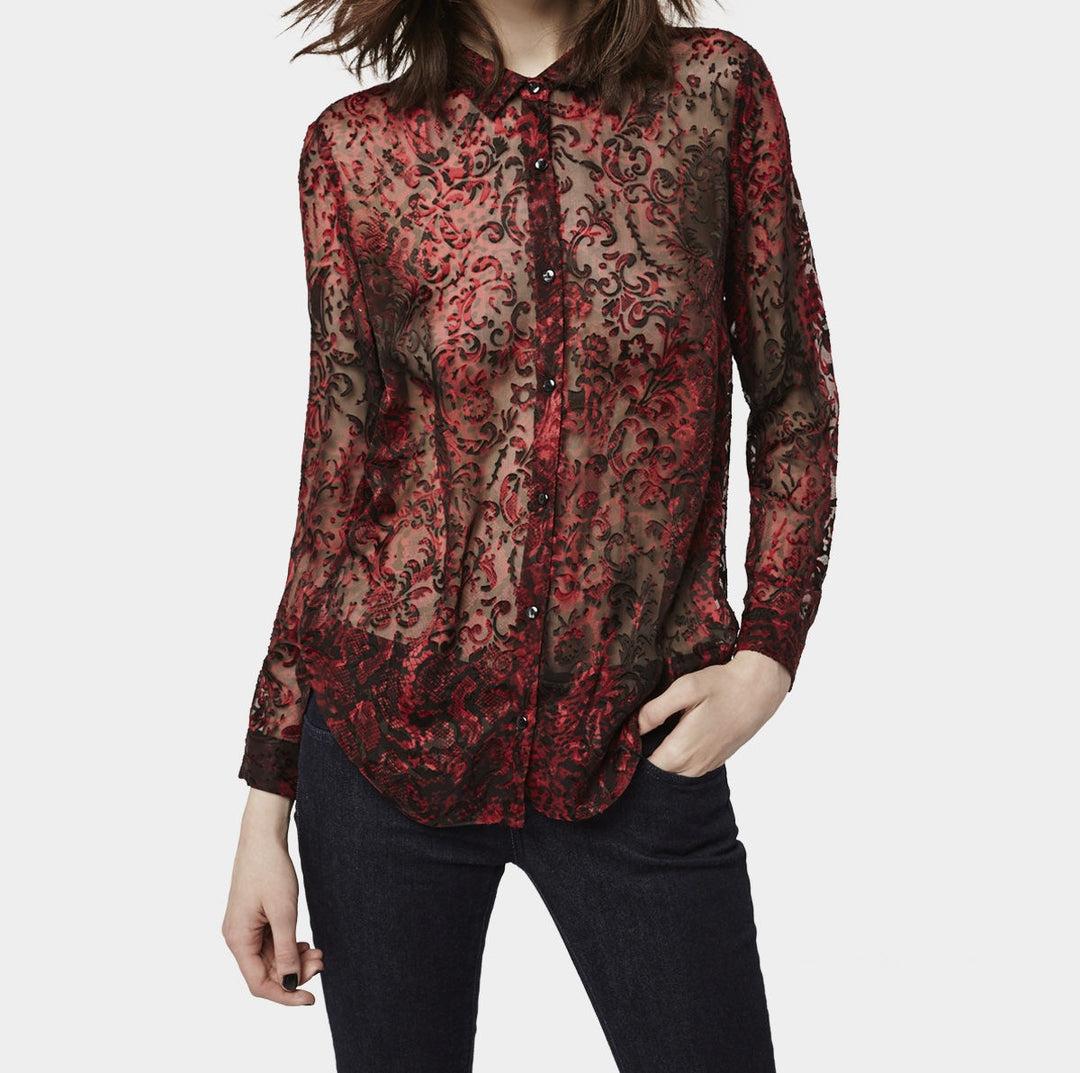 Chemisier Rouge - Taille S/36
