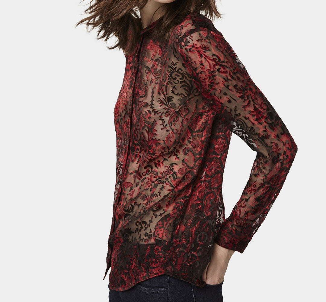 Chemisier Rouge - Taille S/36