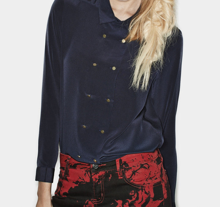Chemisier Bleue - Taille S/36