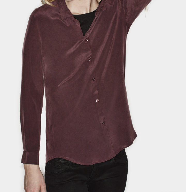 Chemisier Bordeaux - Taille XS/34