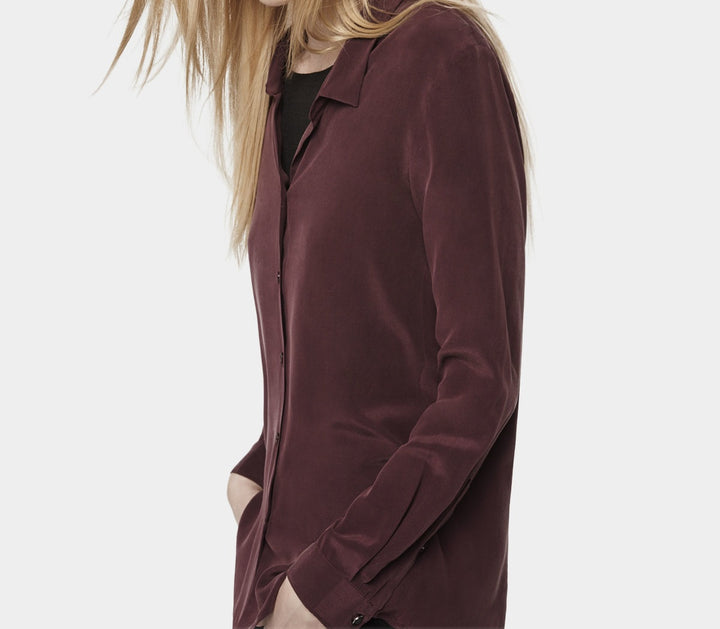 Chemisier Bordeaux - Taille XS/34