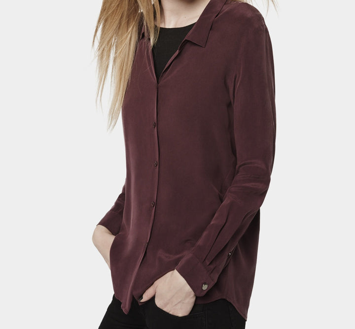 Chemisier Bordeaux - Taille XS/34