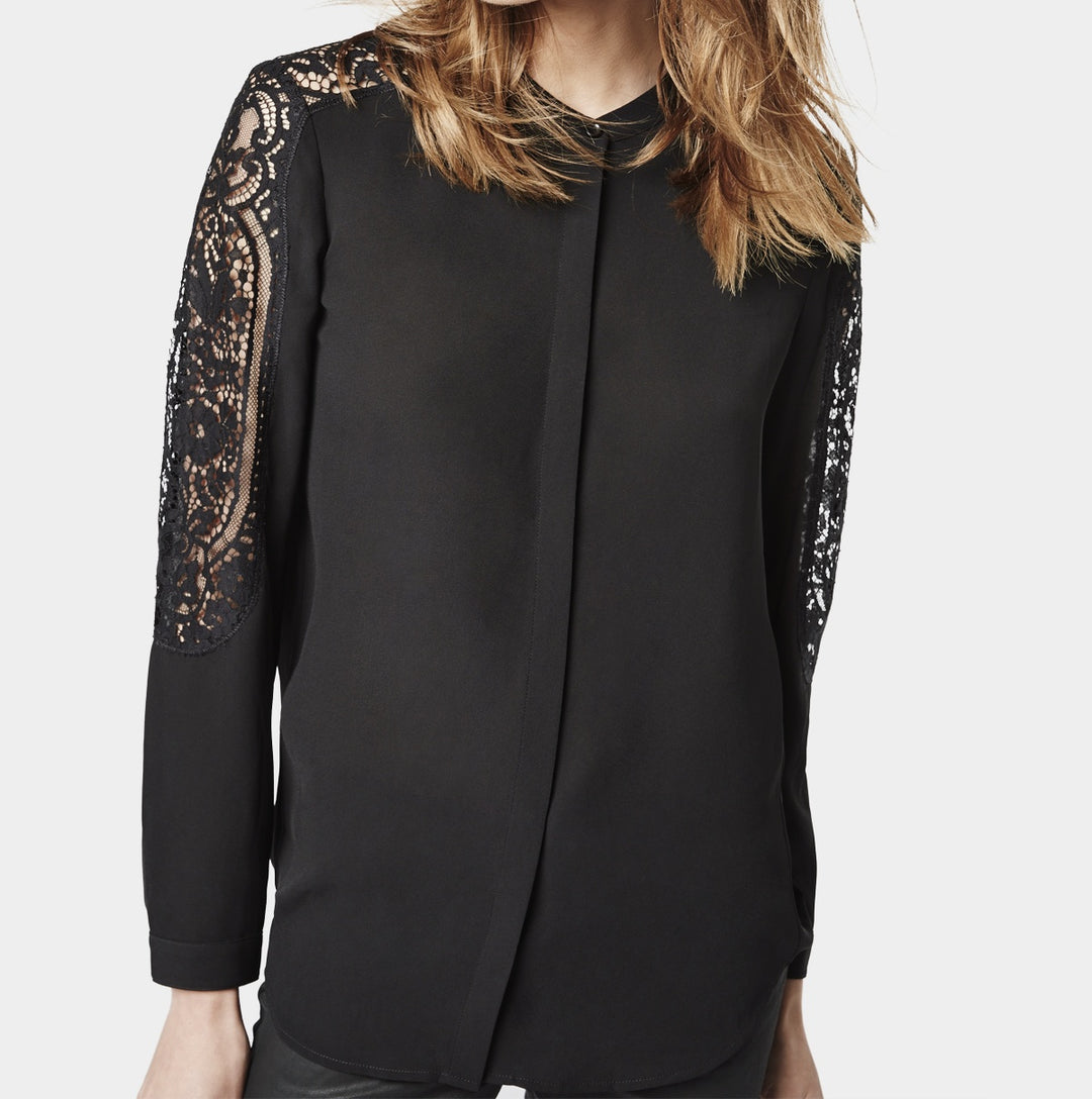 Chemisier Noire - Taille XS/34