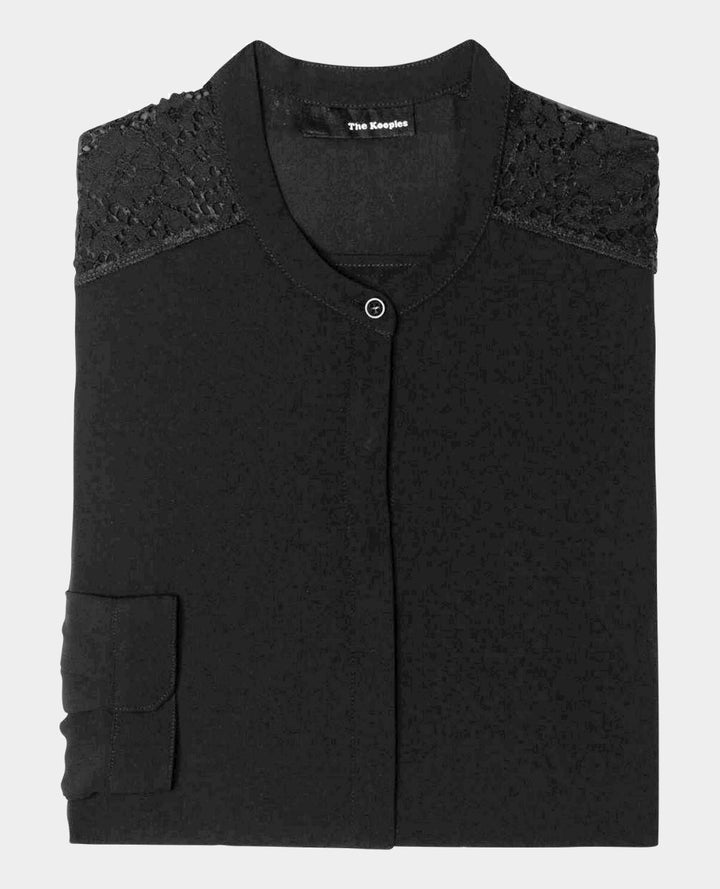 Chemisier Noire - Taille XS/34