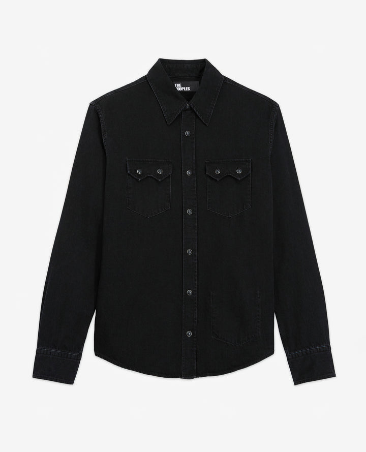Chemisier Noire - Taille XS/34