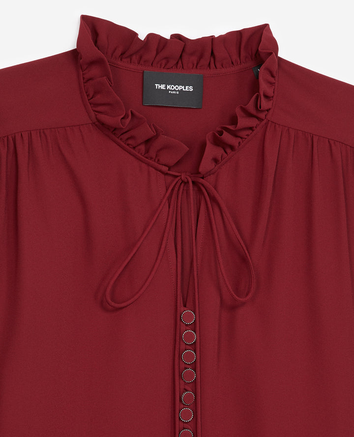 Chemisier Bordeaux - Taille XS/34