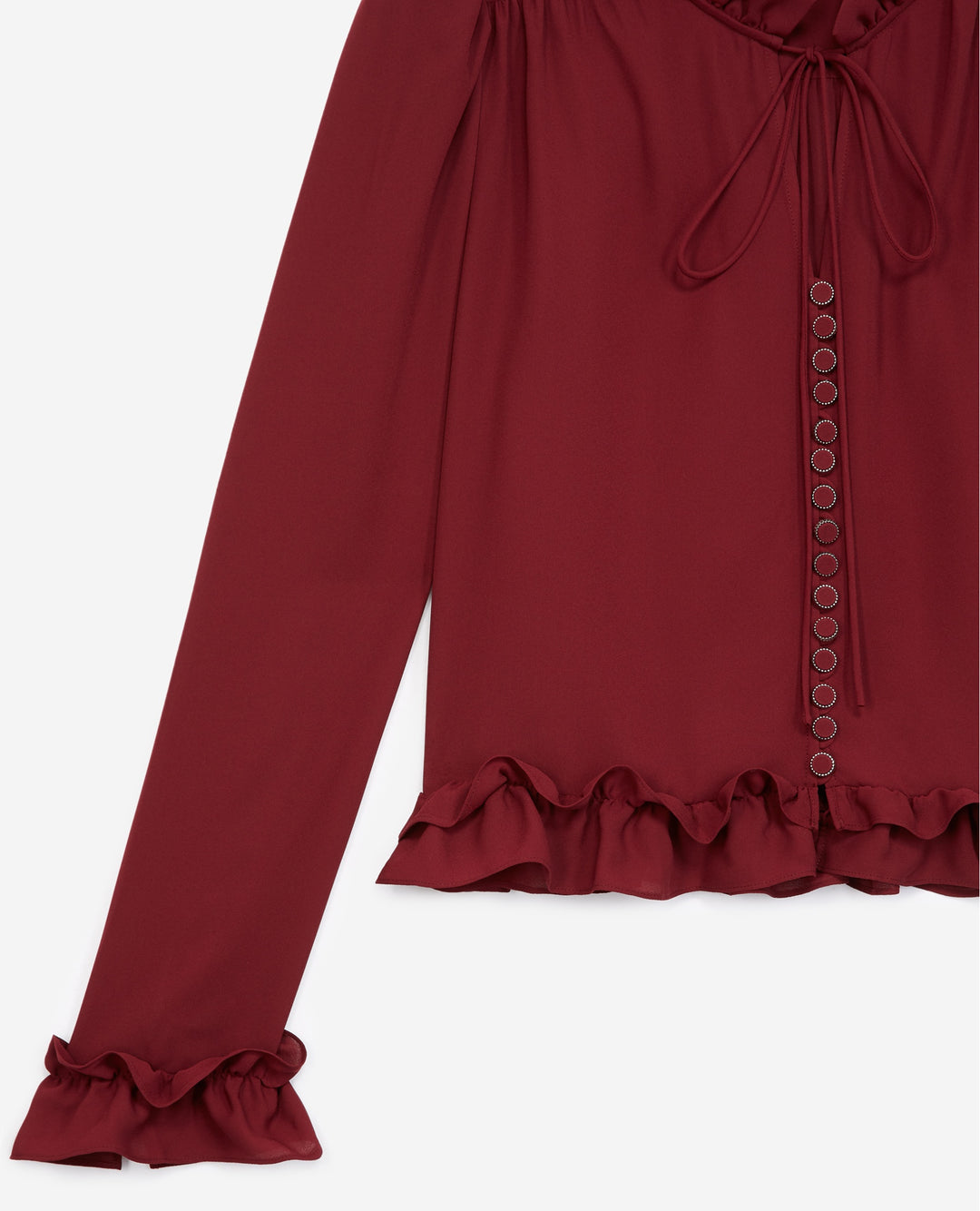 Chemisier Bordeaux - Taille XS/34