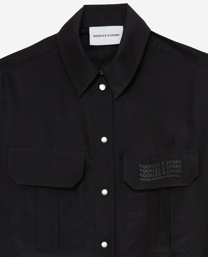 Chemisier Noire - Taille XS/34