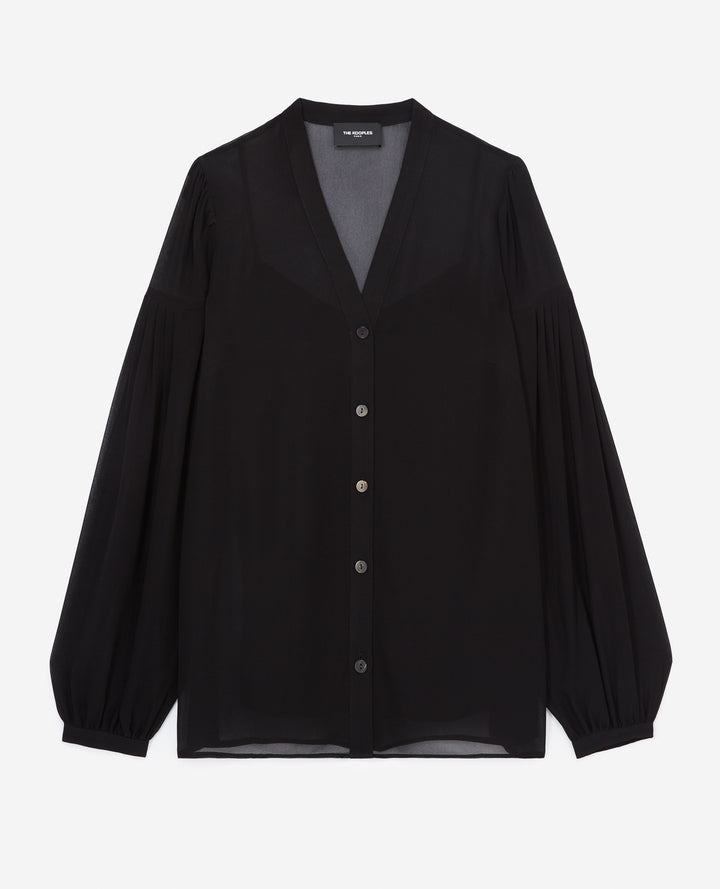 Chemisier Noire - Taille XS/34