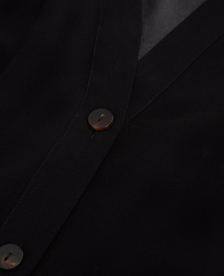 Chemisier Noire - Taille S/36