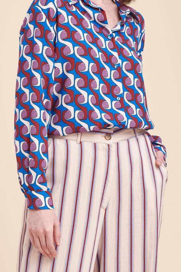 Chemise ample imprimée - S/36