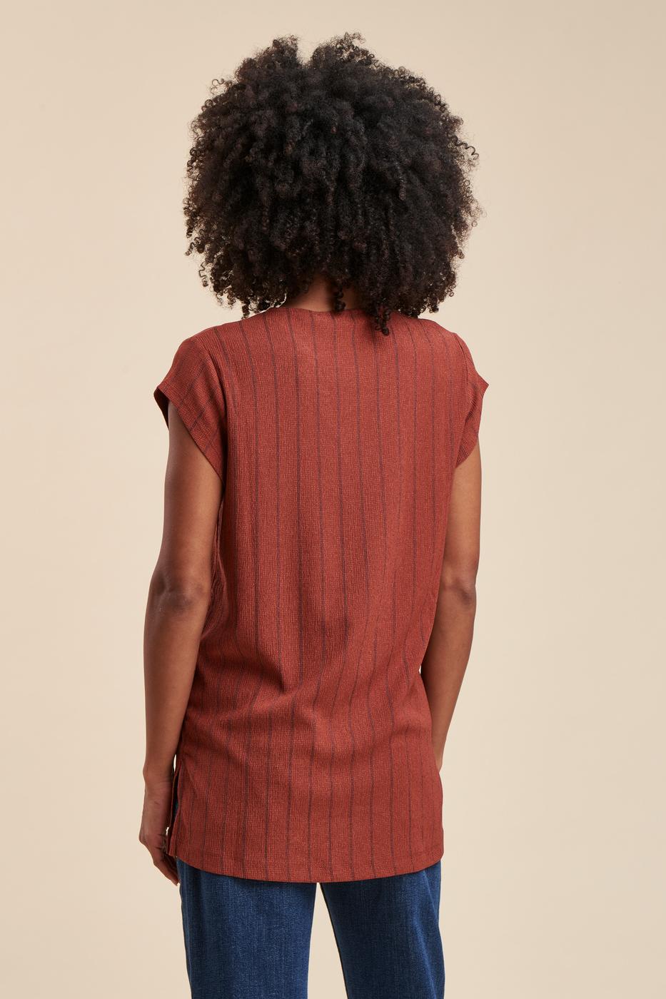 Tunique jersey rayé - M/38