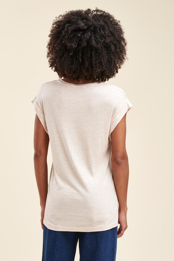 T-shirt beige - Taille XS/34