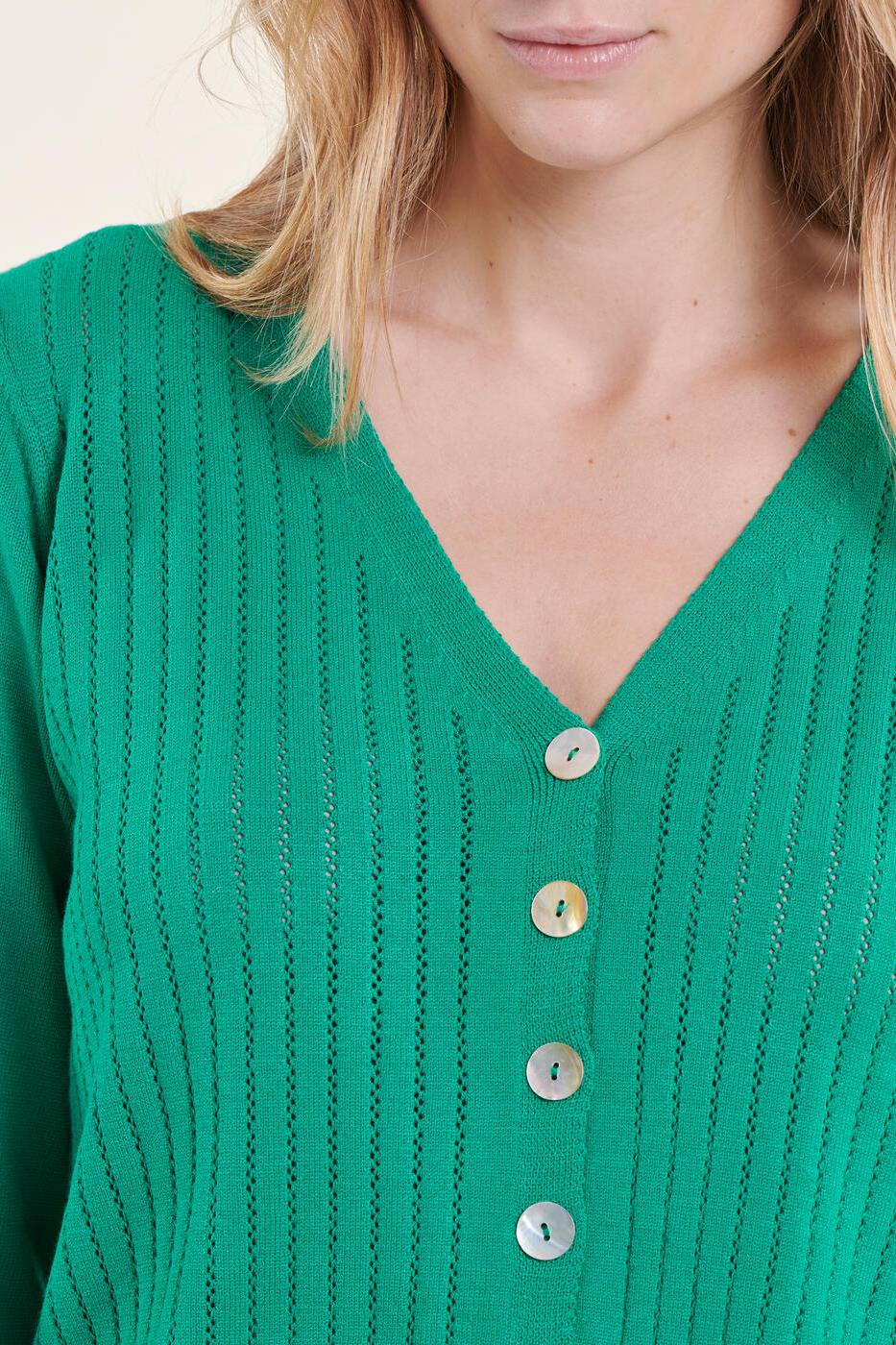 Cardigan vert - Taille S/36