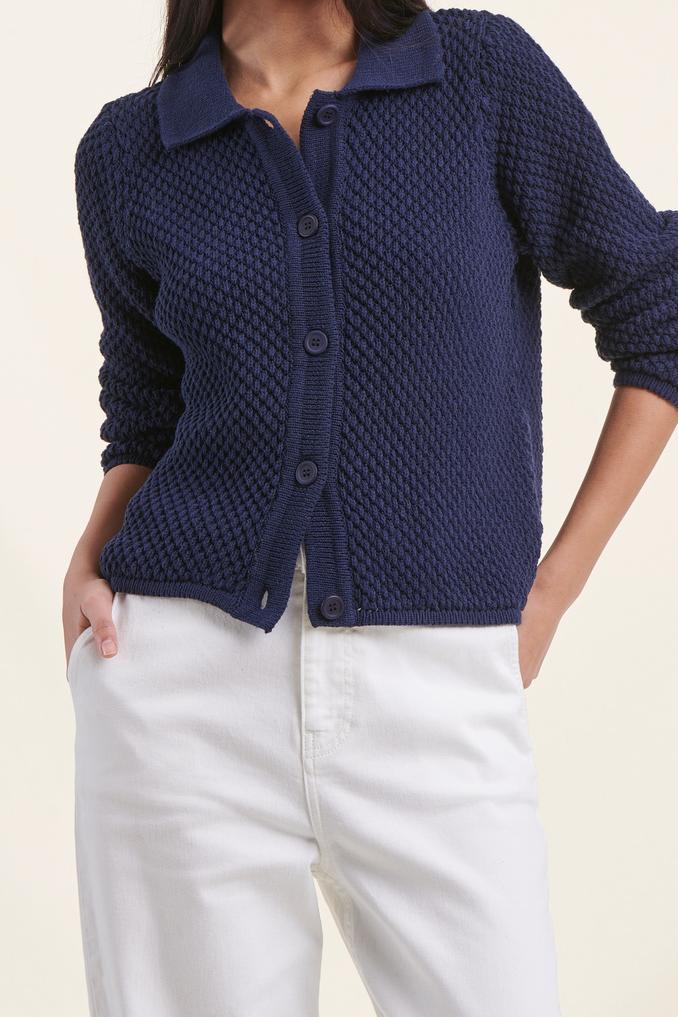 Cardigan bleu foncé - Taille XS/34