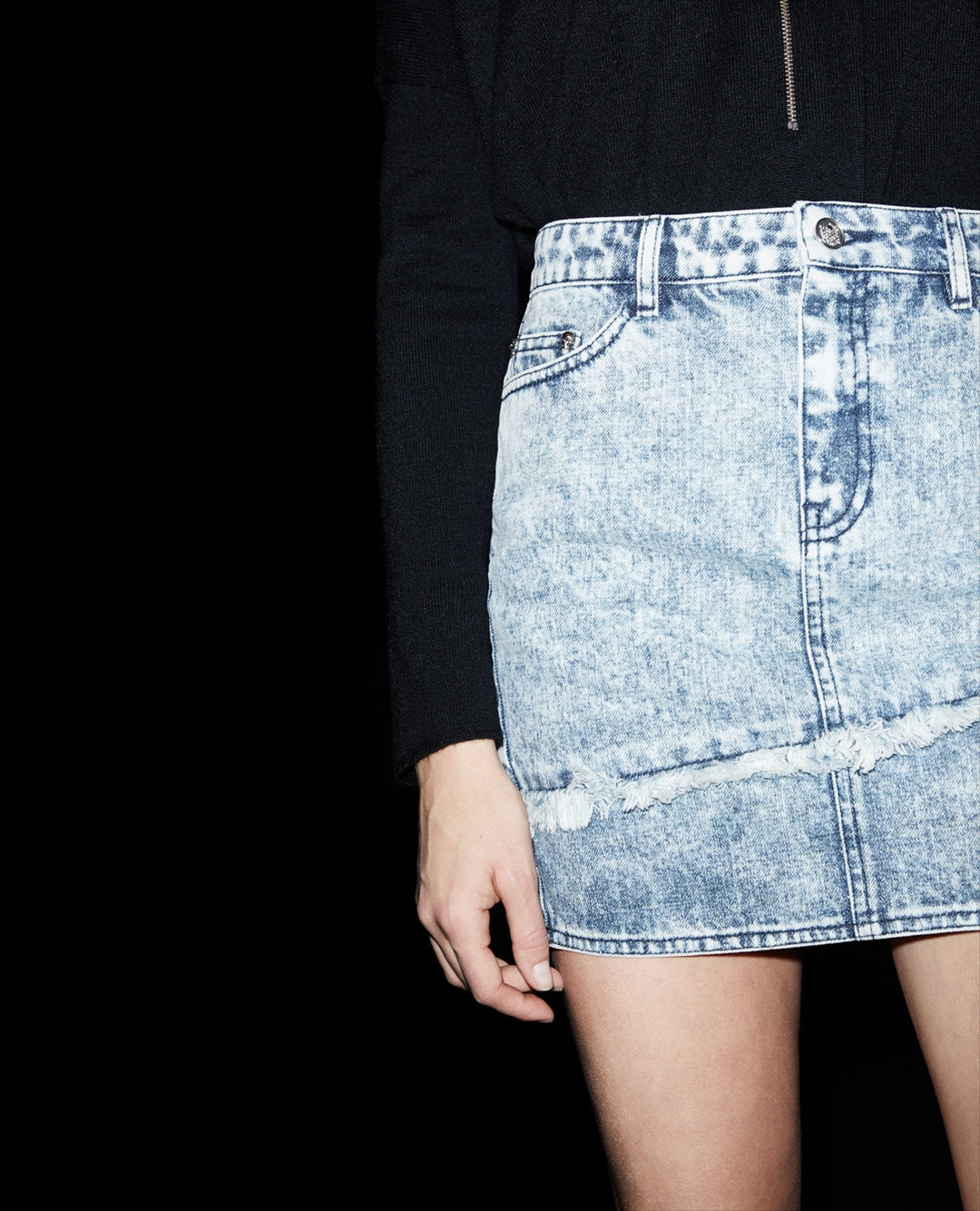 Jupe Bleue - Taille XS/34