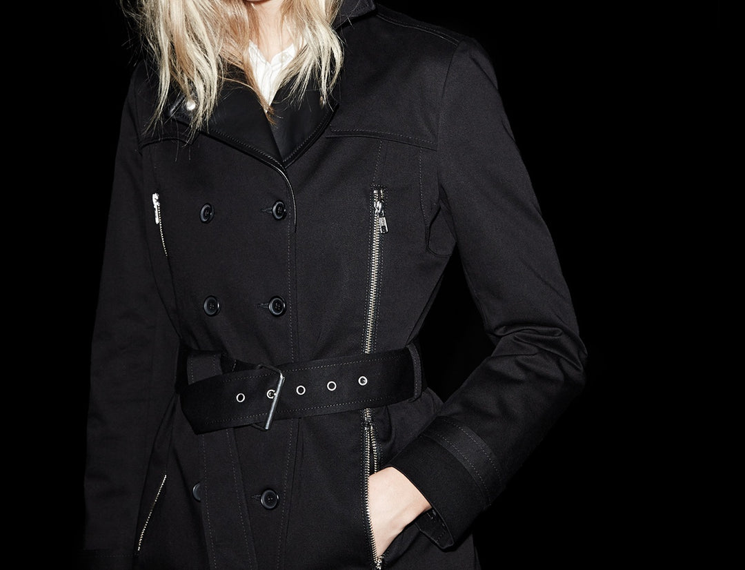 Manteau Noir - Taille XS/34