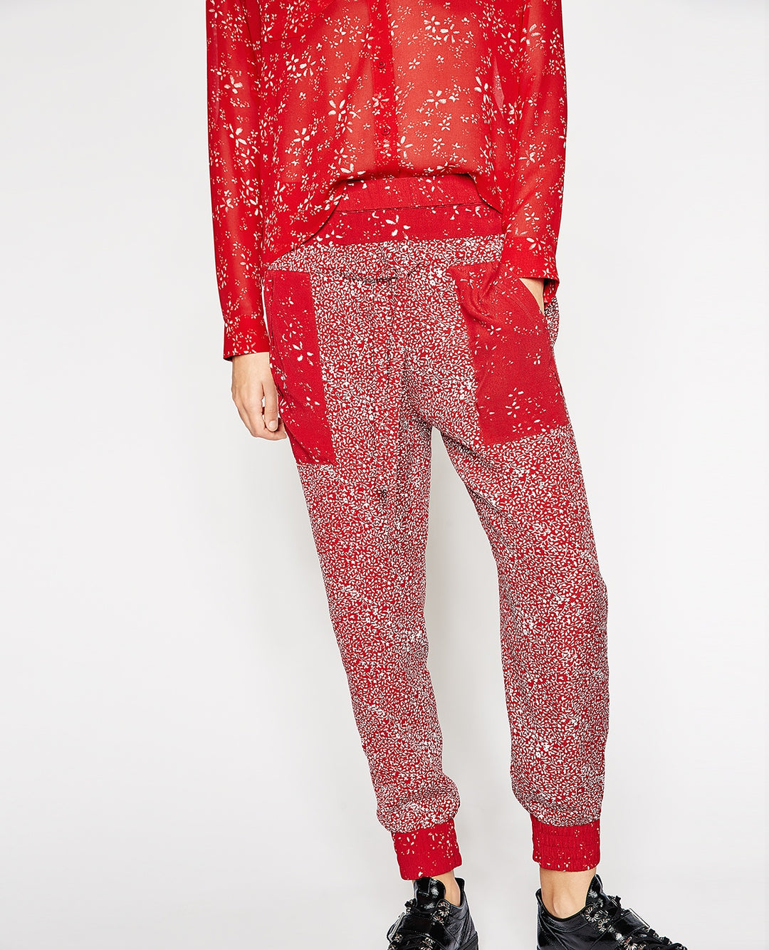 Pantalon Rouge - Taille S/36