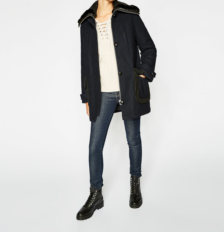 Trench Bleu - Taille XXS/32