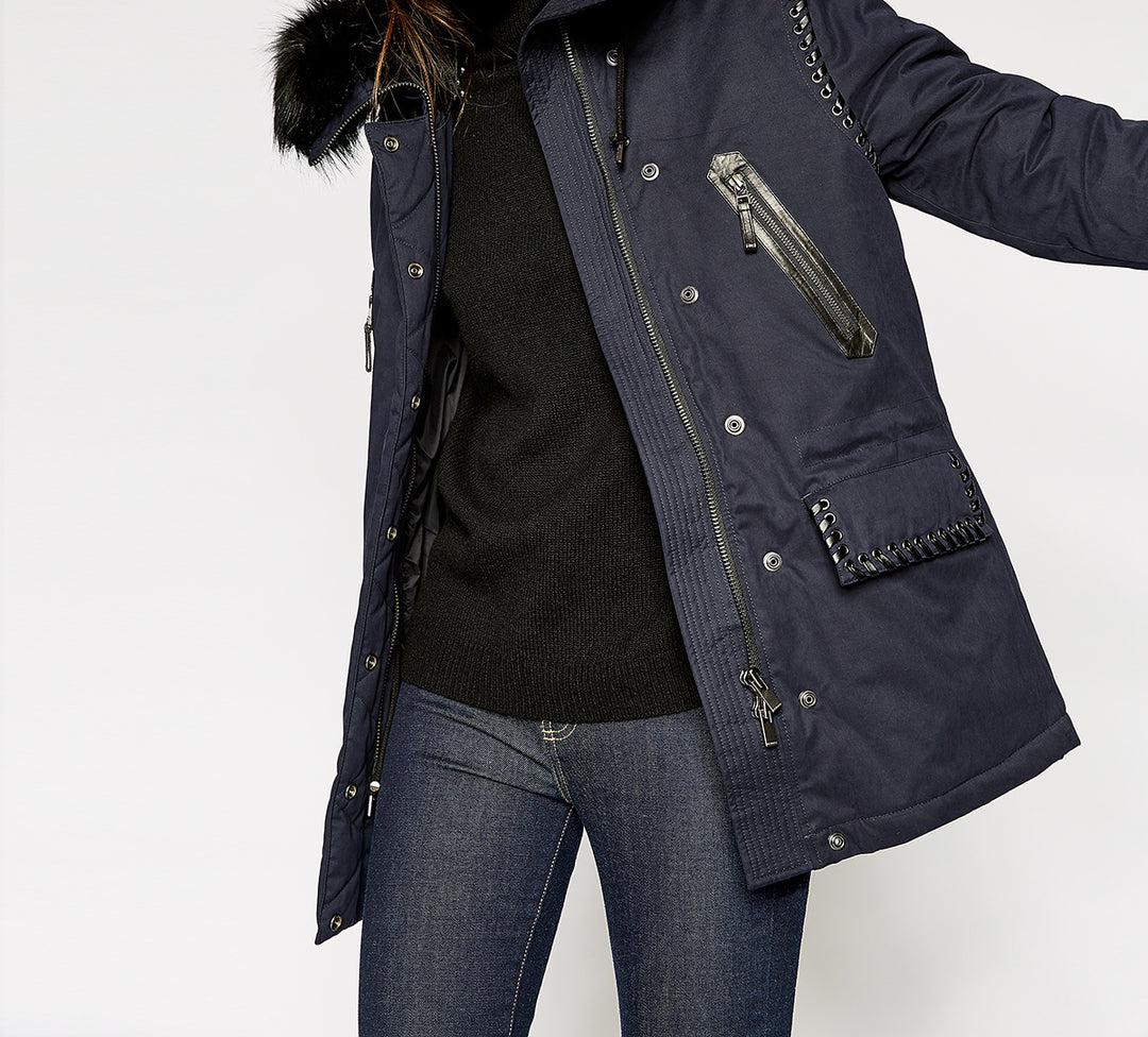 Trench Bleu - Taille XXS/32