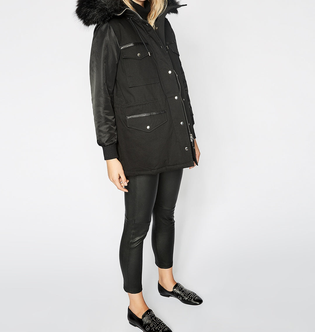Trench Noir - Taille XXS/32