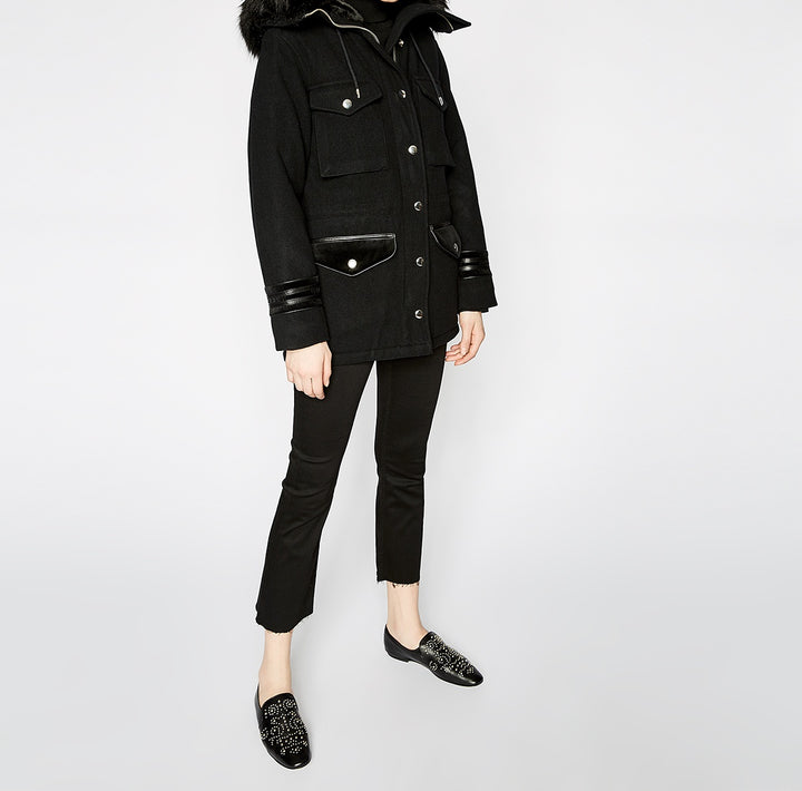 Trench Noir - Taille XS/34