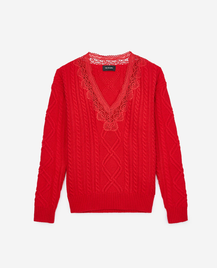 Pull Rouge - Taille S/36