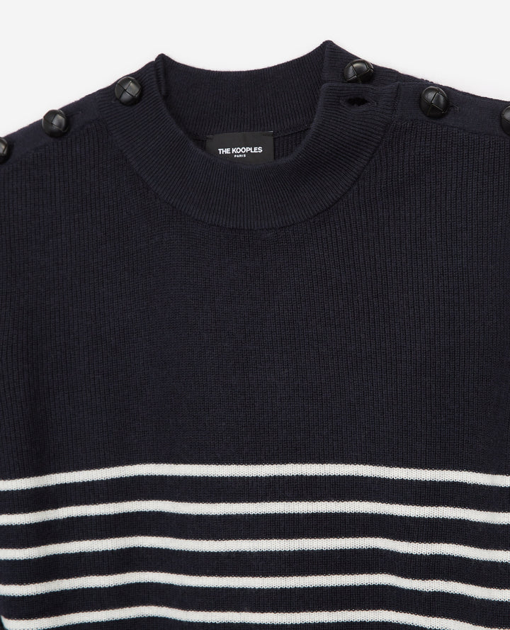 Pull Bleu - Taille L/40