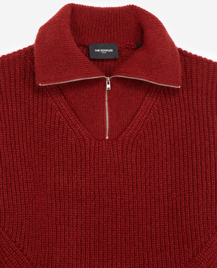 Pull Bordeaux - Taille S/36