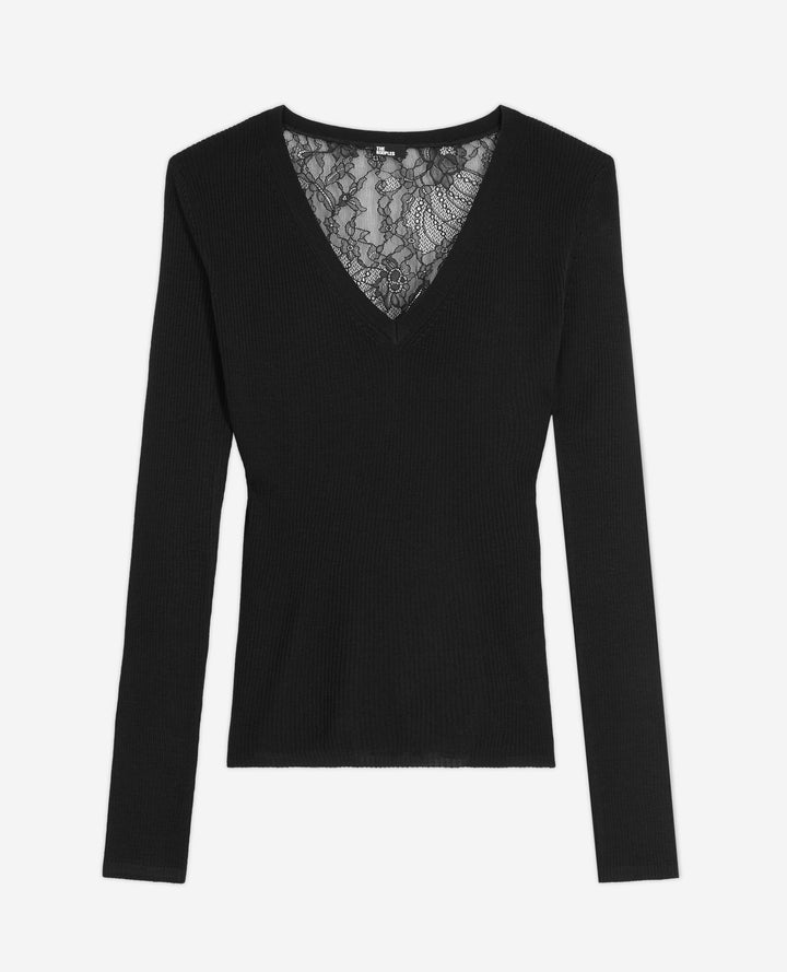 Pull Noir - Taille S/36