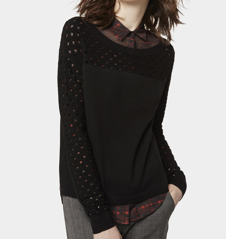 Pull Noir - Taille S/36