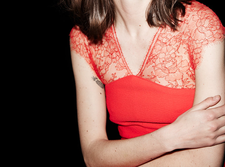Robe Courte Rouge - Taille XS/34