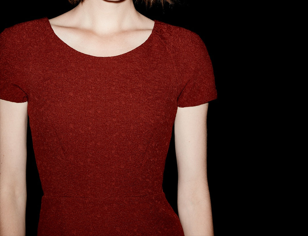 Robe Courte Bordeaux - Taille S/36