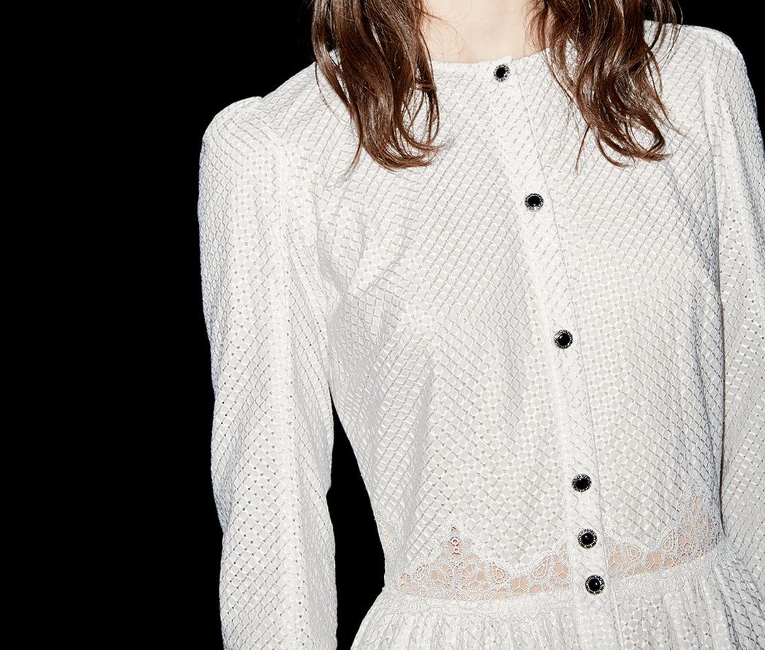 Robe Courte Beige - Taille S/36