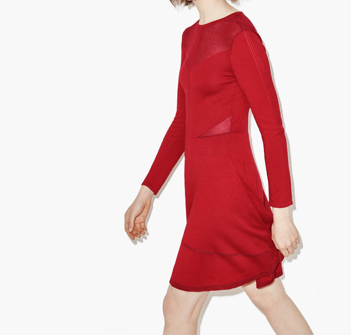 Robe Courte Rouge - Taille XS/34
