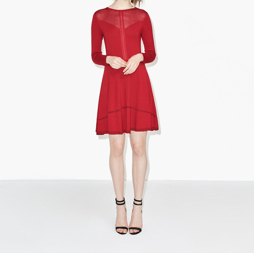 Robe Courte Rouge - Taille XS/34