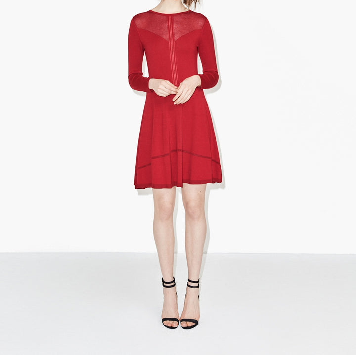 Robe Courte Rouge - Taille XS/34