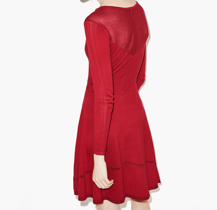 Robe Courte Rouge - Taille XS/34