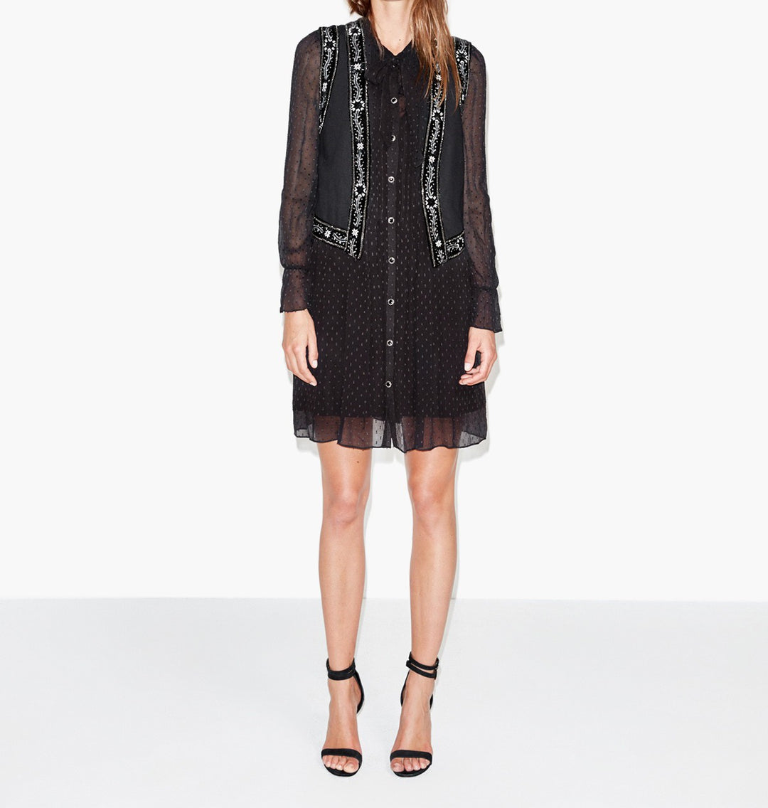 Robe Courte Noire - Taille XXS/32