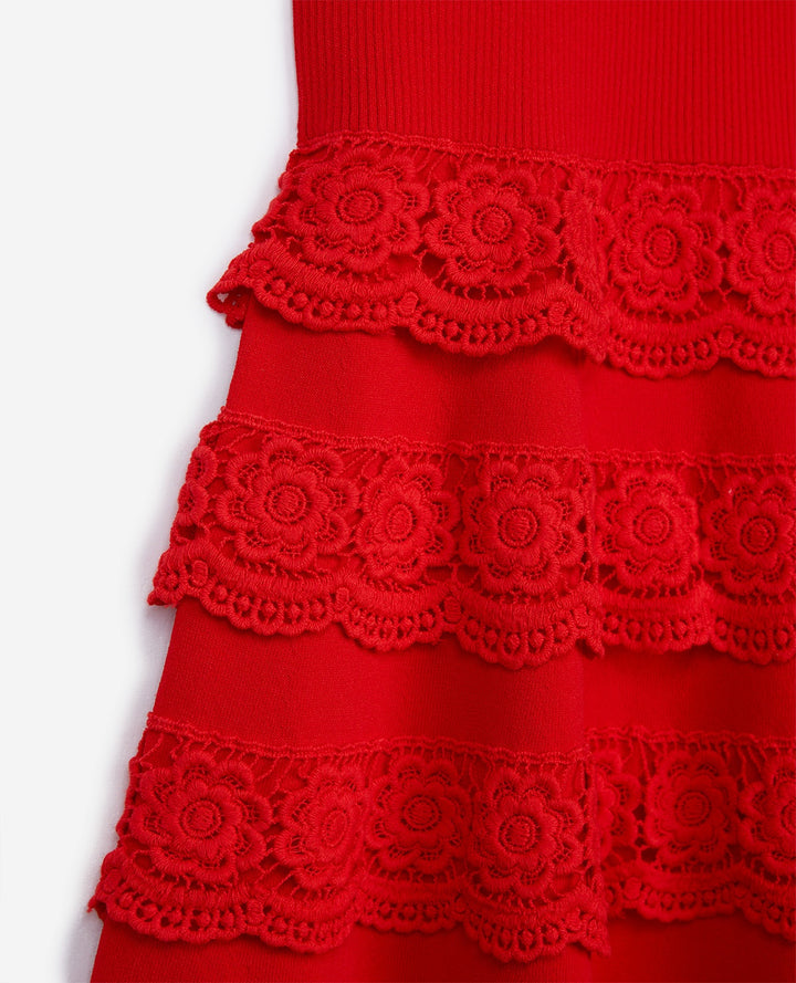 Robe Courte Rouge - Taille XS/34