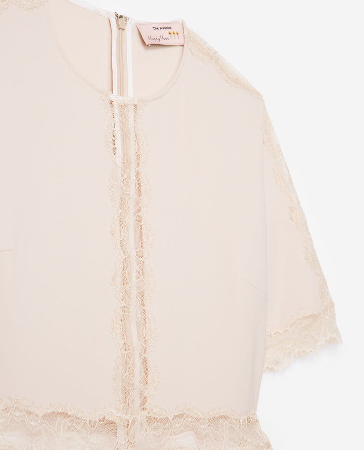Robe Courte Beige - Taille XS/34